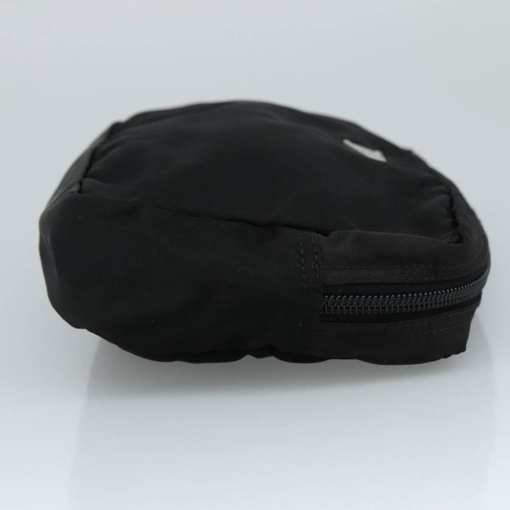 PRADA Pouch Nylon Black Silver Auth bs20983 - Picture 3 of 16